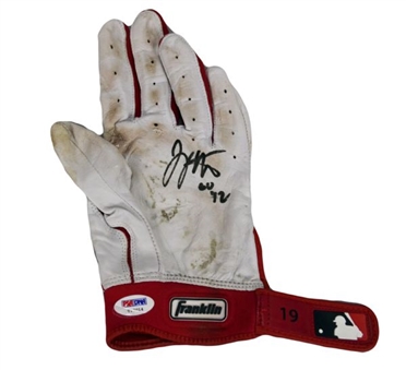 Joey Votto Signed Game Used Batting Glove 